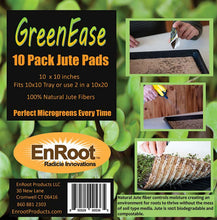 GreenEase 10 Pack Jute Micro Green Seed Pads