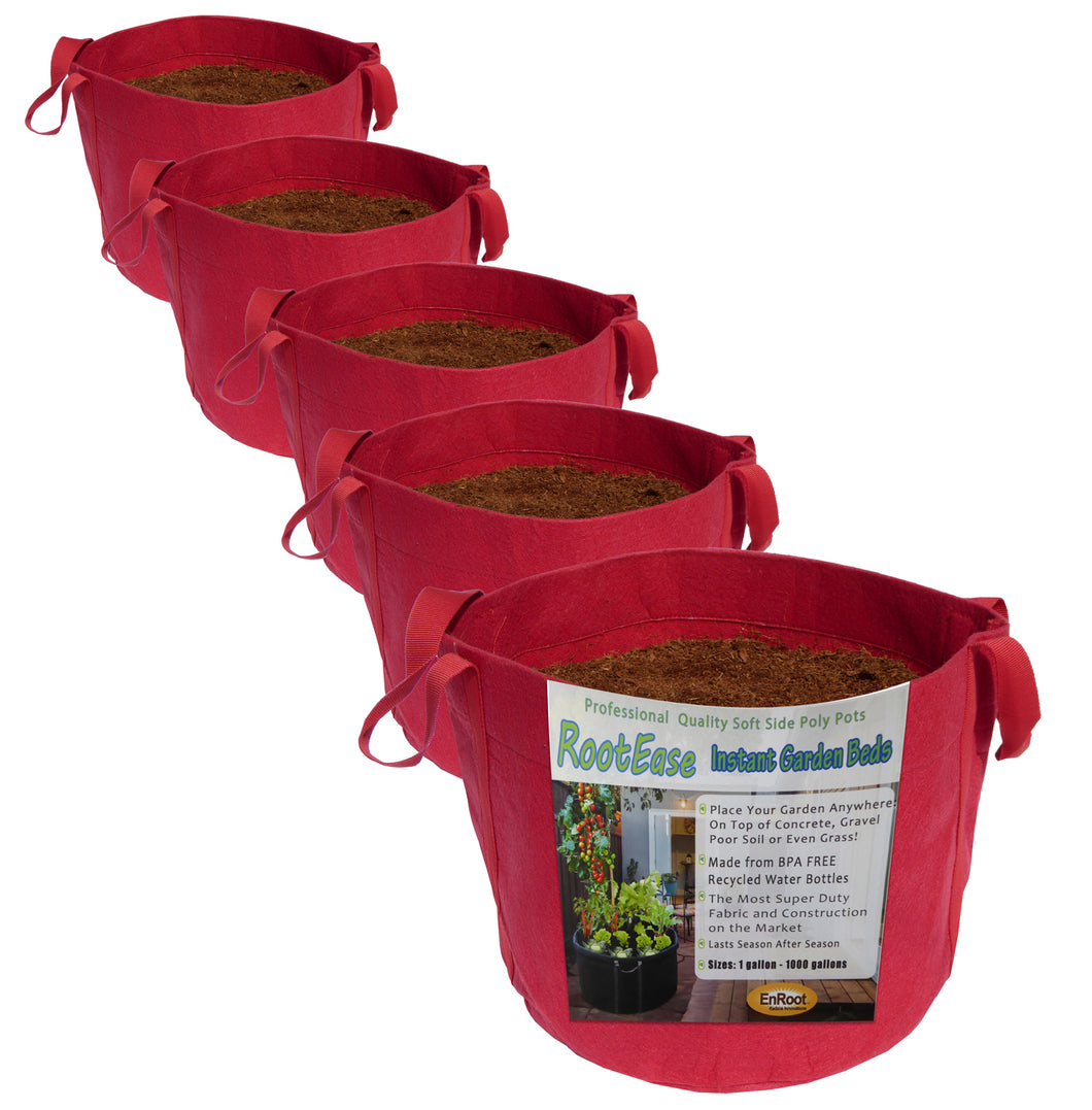 Bio-D Grow Pots 3-Pack Biodegradable Fabric Plant Grow Bags: Heavy Duty &  Environmentally Friendly - BIO-D Grow Pots