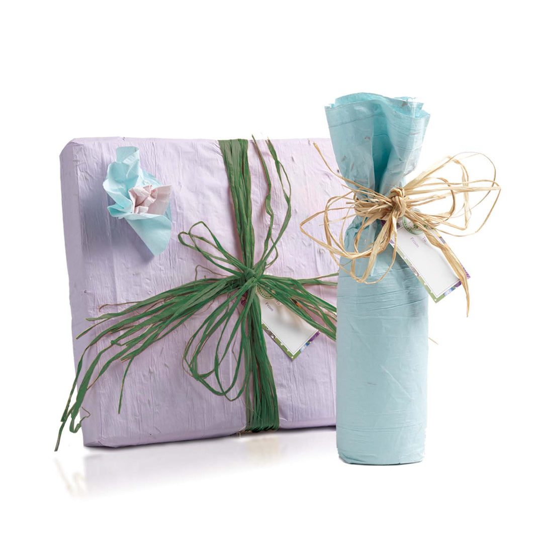 flower seed wrapping paper Earth-Friendly Gift Wrap Wrapping Paper – EnrootProducts